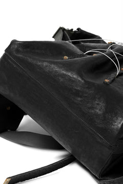 画像をギャラリービューアに読み込む, ierib roll top ruck sack #2 / FVT Oiled Horse (BLACK)