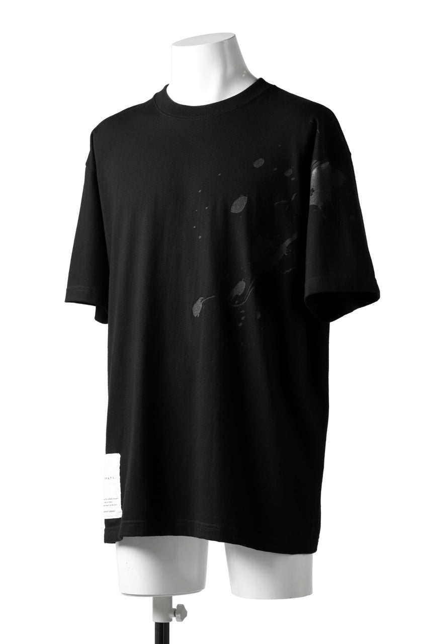 画像をギャラリービューアに読み込む, DEFORMATER.® VANISHED PRINT "SPLASH" T-SHIRT (BLACK)