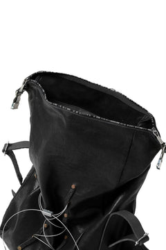 画像をギャラリービューアに読み込む, ierib roll top ruck sack #2 / FVT Oiled Horse (BLACK)