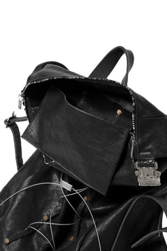 画像をギャラリービューアに読み込む, ierib roll top ruck sack #2 / FVT Oiled Horse (BLACK)