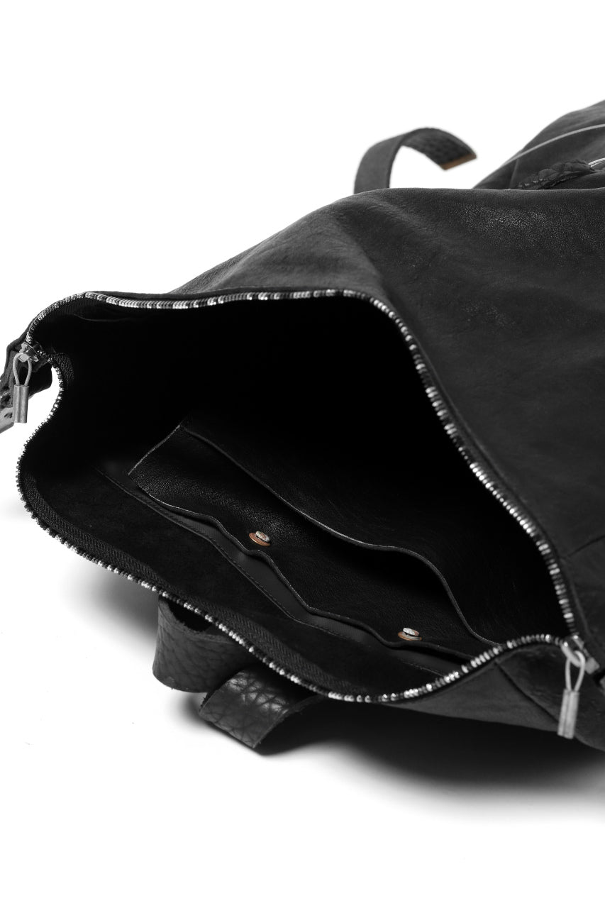 画像をギャラリービューアに読み込む, ierib roll top ruck sack #2 / FVT Oiled Horse (BLACK)