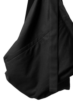 画像をギャラリービューアに読み込む, discord Yohji Yamamoto COTTON CANVAS TRIANGLE MEDIUM SHOULDER BAG (BLACK)