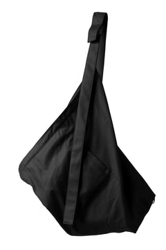 画像をギャラリービューアに読み込む, discord Yohji Yamamoto COTTON CANVAS TRIANGLE MEDIUM SHOULDER BAG (BLACK)