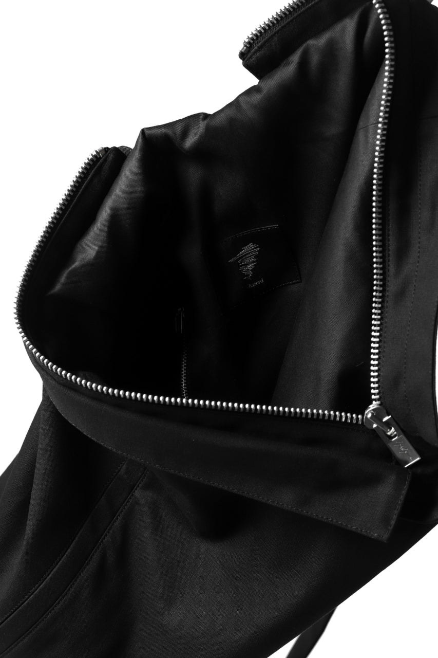 画像をギャラリービューアに読み込む, discord Yohji Yamamoto COTTON CANVAS TRIANGLE MEDIUM SHOULDER BAG (BLACK)