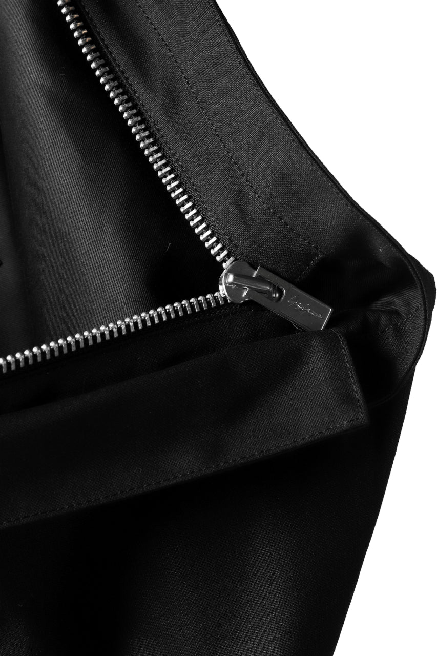 画像をギャラリービューアに読み込む, discord Yohji Yamamoto COTTON CANVAS TRIANGLE MEDIUM SHOULDER BAG (BLACK)