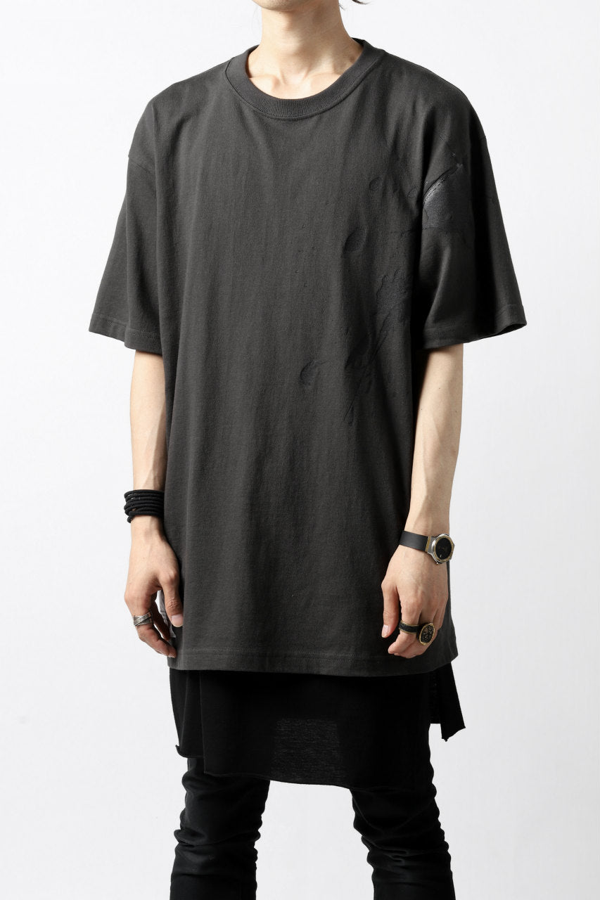 Load image into Gallery viewer, DEFORMATER.® VANISHED PRINT "SPLASH" T-SHIRT (SUMI)