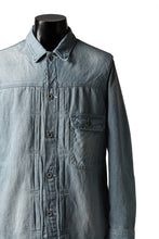画像をギャラリービューアに読み込む, ISAMU KATAYAMA BACKLASH LOOSEY JEAN JACKET / COTTON LINEN DENIM (INDIGO)