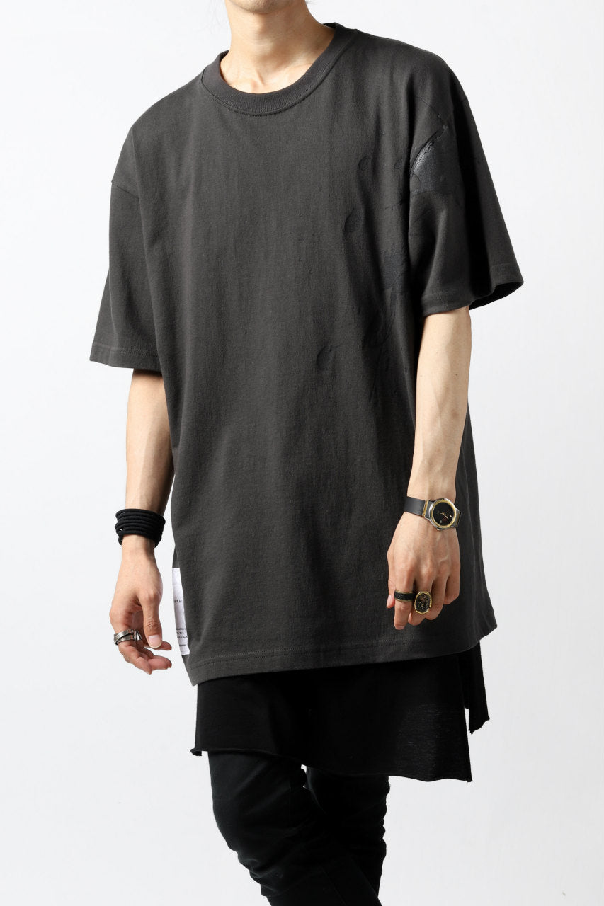Load image into Gallery viewer, DEFORMATER.® VANISHED PRINT "SPLASH" T-SHIRT (SUMI)