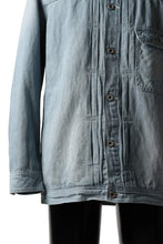 画像をギャラリービューアに読み込む, ISAMU KATAYAMA BACKLASH LOOSEY JEAN JACKET / COTTON LINEN DENIM (INDIGO)