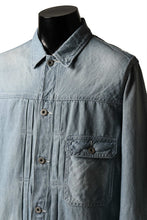 画像をギャラリービューアに読み込む, ISAMU KATAYAMA BACKLASH LOOSEY JEAN JACKET / COTTON LINEN DENIM (INDIGO)