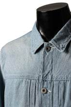 画像をギャラリービューアに読み込む, ISAMU KATAYAMA BACKLASH LOOSEY JEAN JACKET / COTTON LINEN DENIM (INDIGO)