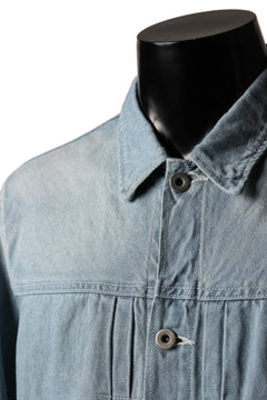 画像をギャラリービューアに読み込む, ISAMU KATAYAMA BACKLASH LOOSEY JEAN JACKET / COTTON LINEN DENIM (INDIGO)