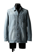 画像をギャラリービューアに読み込む, ISAMU KATAYAMA BACKLASH LOOSEY JEAN JACKET / COTTON LINEN DENIM (INDIGO)