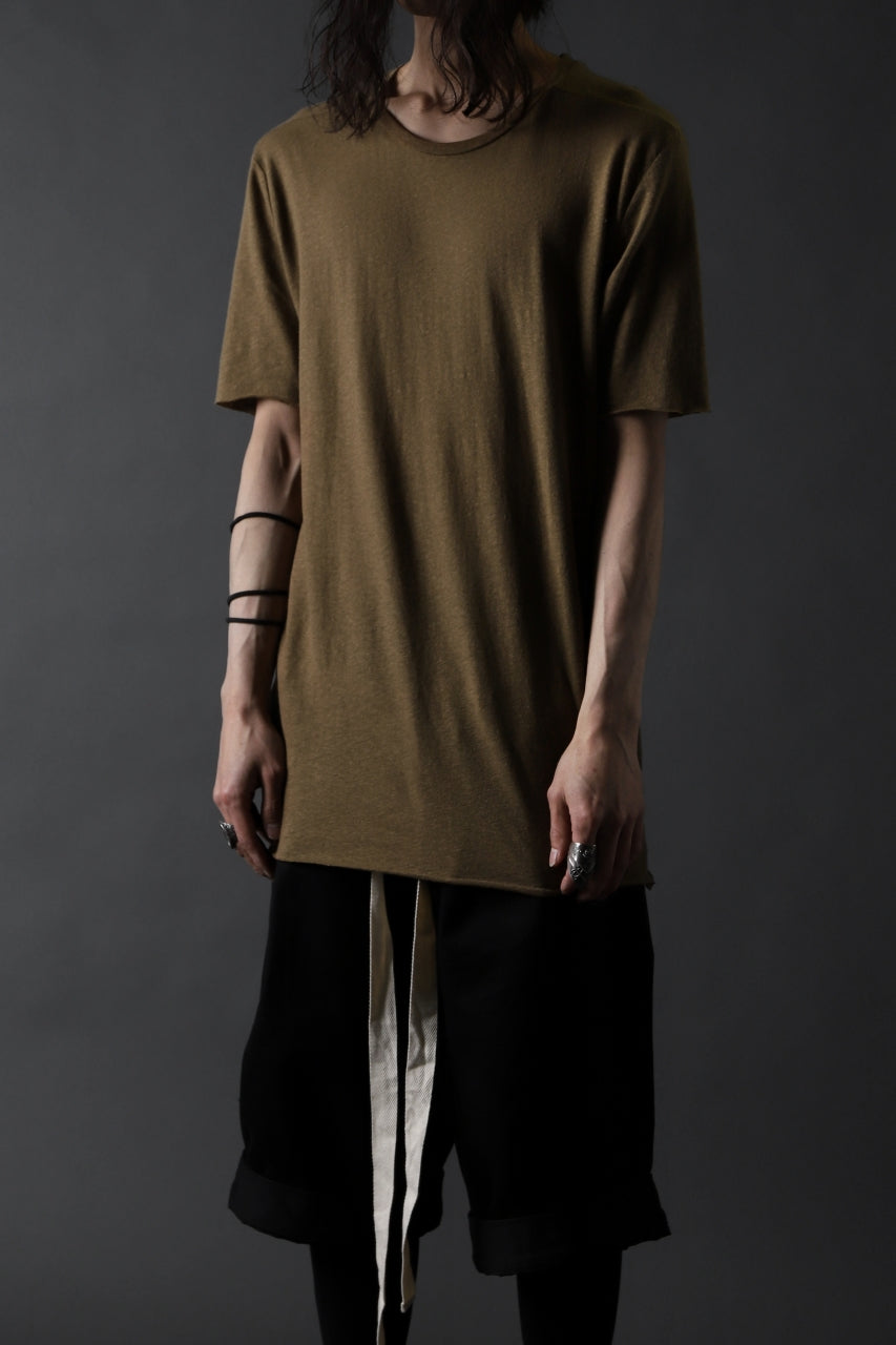 画像をギャラリービューアに読み込む, thomkrom CROSS BACK T-SHIRT (HONEY)