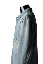 画像をギャラリービューアに読み込む, ISAMU KATAYAMA BACKLASH LOOSEY JEAN JACKET / COTTON LINEN DENIM (INDIGO)