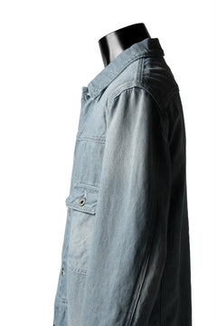 画像をギャラリービューアに読み込む, ISAMU KATAYAMA BACKLASH LOOSEY JEAN JACKET / COTTON LINEN DENIM (INDIGO)