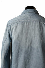 画像をギャラリービューアに読み込む, ISAMU KATAYAMA BACKLASH LOOSEY JEAN JACKET / COTTON LINEN DENIM (INDIGO)