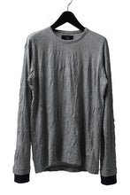 画像をギャラリービューアに読み込む, Y's BASIC LONG SLEEVE TEE / PLAIN STITCH WRINKLE (GREY)