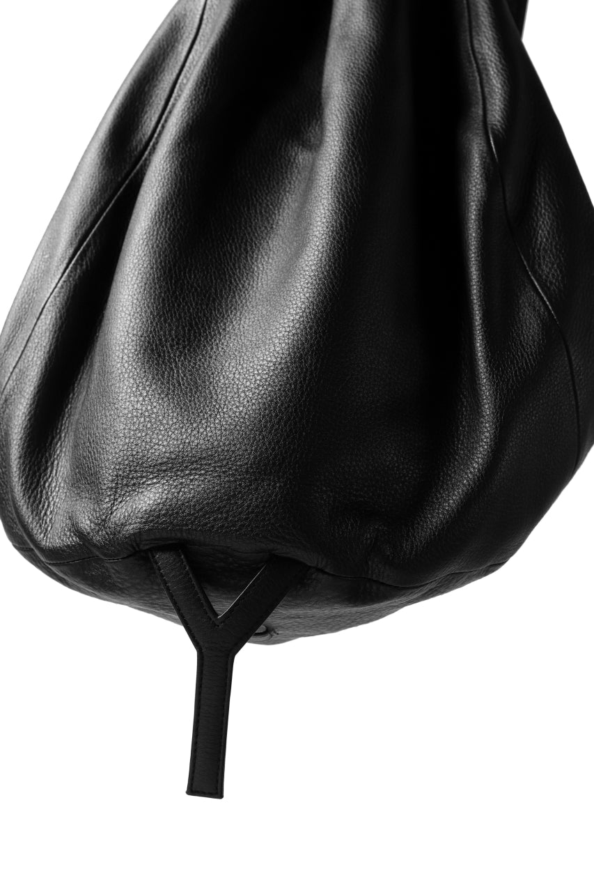 画像をギャラリービューアに読み込む, discord Yohji Yamamoto SOFT CALF SHRINK LEATHER BACK PACK (BLACK)