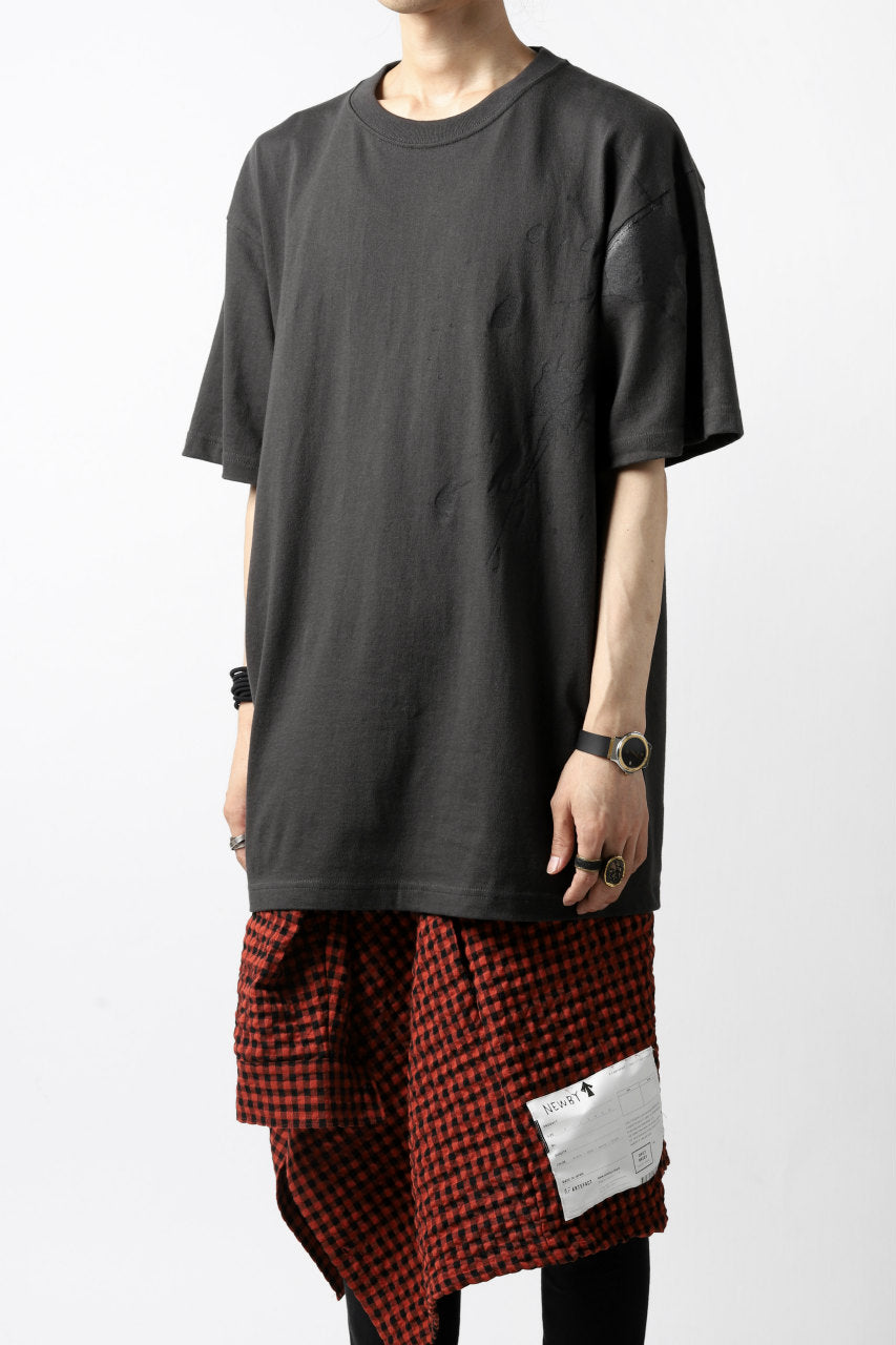 Load image into Gallery viewer, DEFORMATER.® VANISHED PRINT "SPLASH" T-SHIRT (SUMI)