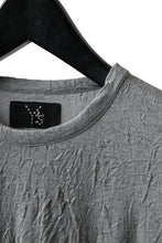 画像をギャラリービューアに読み込む, Y's BASIC LONG SLEEVE TEE / PLAIN STITCH WRINKLE (GREY)