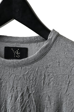 画像をギャラリービューアに読み込む, Y's BASIC LONG SLEEVE TEE / PLAIN STITCH WRINKLE (GREY)