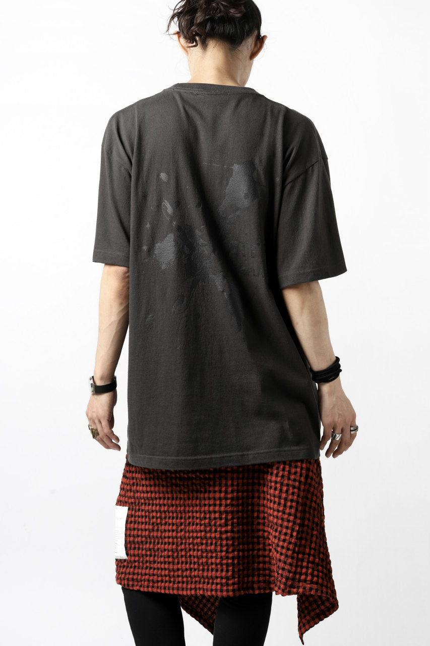 Load image into Gallery viewer, DEFORMATER.® VANISHED PRINT "SPLASH" T-SHIRT (SUMI)