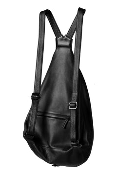 画像をギャラリービューアに読み込む, discord Yohji Yamamoto SOFT CALF SHRINK LEATHER BACK PACK (BLACK)