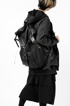 画像をギャラリービューアに読み込む, ierib roll top ruck sack #2 / FVT Oiled Horse (BLACK)