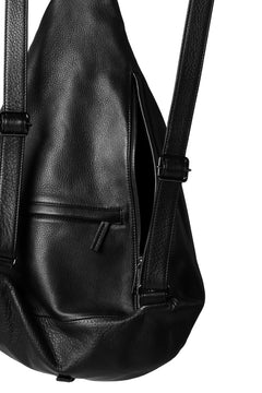 画像をギャラリービューアに読み込む, discord Yohji Yamamoto SOFT CALF SHRINK LEATHER BACK PACK (BLACK)