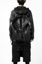画像をギャラリービューアに読み込む, ierib roll top ruck sack #2 / FVT Oiled Horse (BLACK)