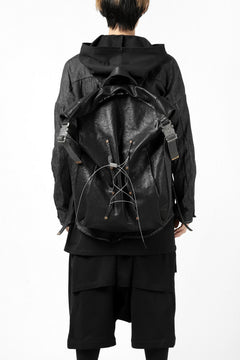 画像をギャラリービューアに読み込む, ierib roll top ruck sack #2 / FVT Oiled Horse (BLACK)