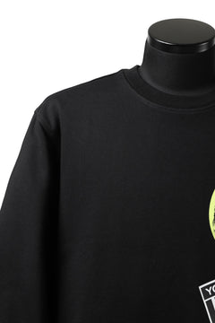 画像をギャラリービューアに読み込む, Y-3 Yohji Yamamoto CREW NECK SWEAT SHIRT / FRENCH TERRY (BLACK)