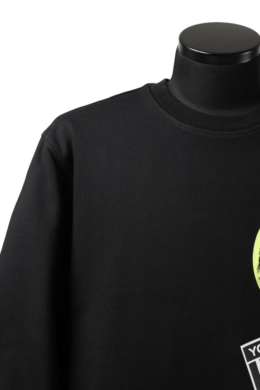 画像をギャラリービューアに読み込む, Y-3 Yohji Yamamoto CREW NECK SWEAT SHIRT / FRENCH TERRY (BLACK)