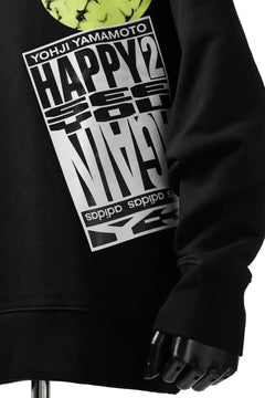 画像をギャラリービューアに読み込む, Y-3 Yohji Yamamoto CREW NECK SWEAT SHIRT / FRENCH TERRY (BLACK)