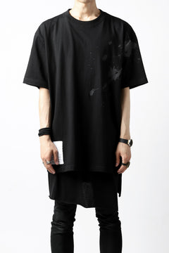 画像をギャラリービューアに読み込む, DEFORMATER.® VANISHED PRINT "SPLASH" T-SHIRT (BLACK)