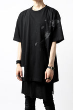 画像をギャラリービューアに読み込む, DEFORMATER.® VANISHED PRINT "SPLASH" T-SHIRT (BLACK)