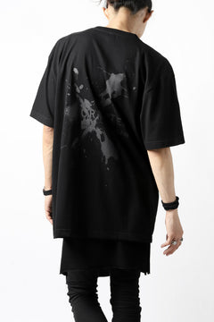 画像をギャラリービューアに読み込む, DEFORMATER.® VANISHED PRINT "SPLASH" T-SHIRT (BLACK)