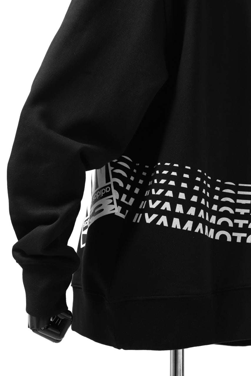 画像をギャラリービューアに読み込む, Y-3 Yohji Yamamoto CREW NECK SWEAT SHIRT / FRENCH TERRY (BLACK)