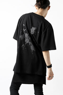 画像をギャラリービューアに読み込む, DEFORMATER.® VANISHED PRINT "SPLASH" T-SHIRT (BLACK)