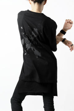 画像をギャラリービューアに読み込む, DEFORMATER.® VANISHED PRINT "SPLASH" T-SHIRT (BLACK)