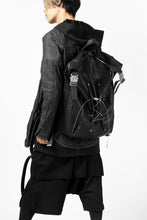 画像をギャラリービューアに読み込む, ierib roll top ruck sack #2 / FVT Oiled Horse (BLACK)