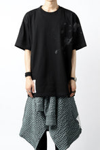 画像をギャラリービューアに読み込む, DEFORMATER.® VANISHED PRINT "SPLASH" T-SHIRT (BLACK)
