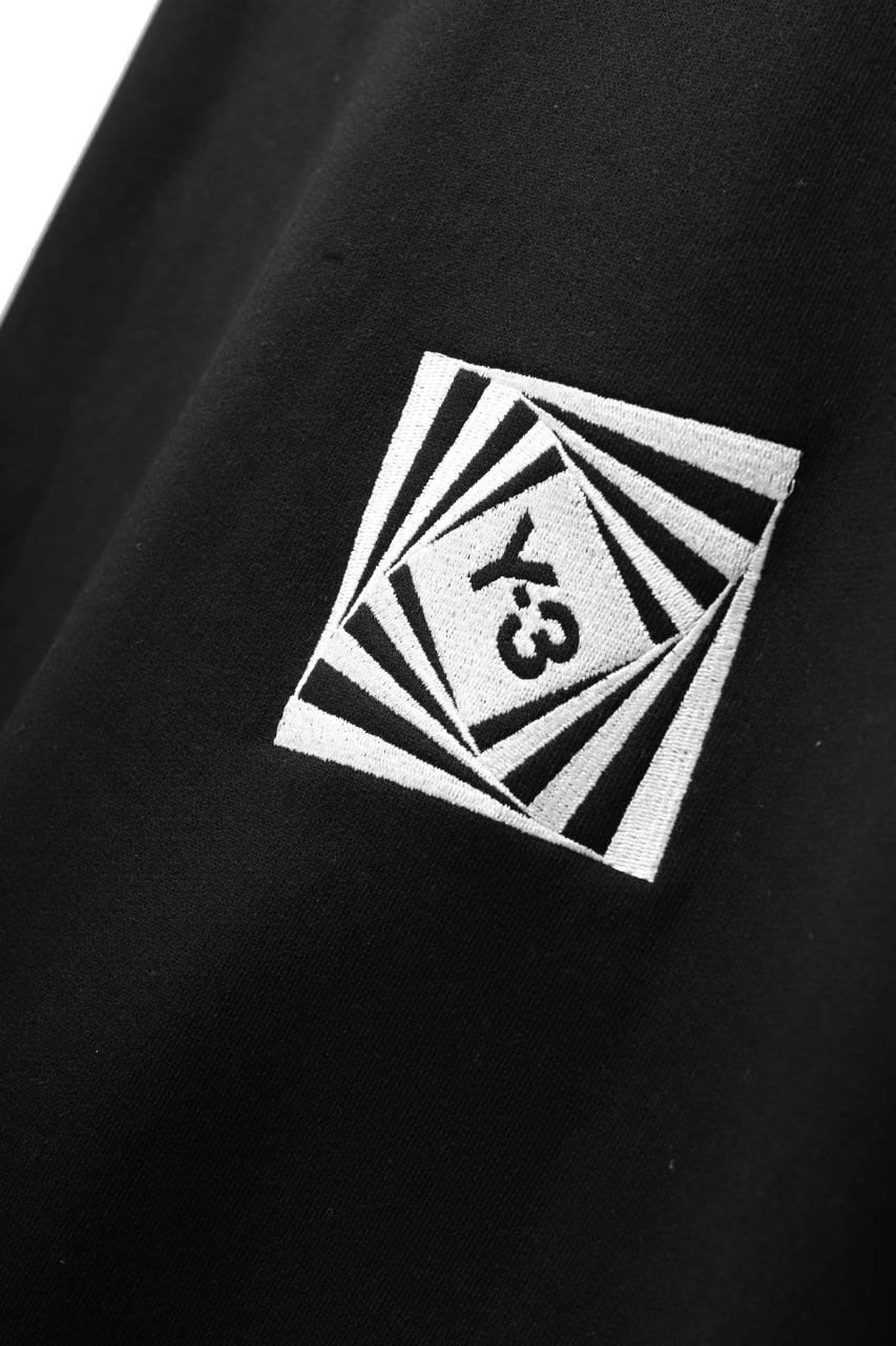 画像をギャラリービューアに読み込む, Y-3 Yohji Yamamoto CREW NECK SWEAT SHIRT / FRENCH TERRY (BLACK)