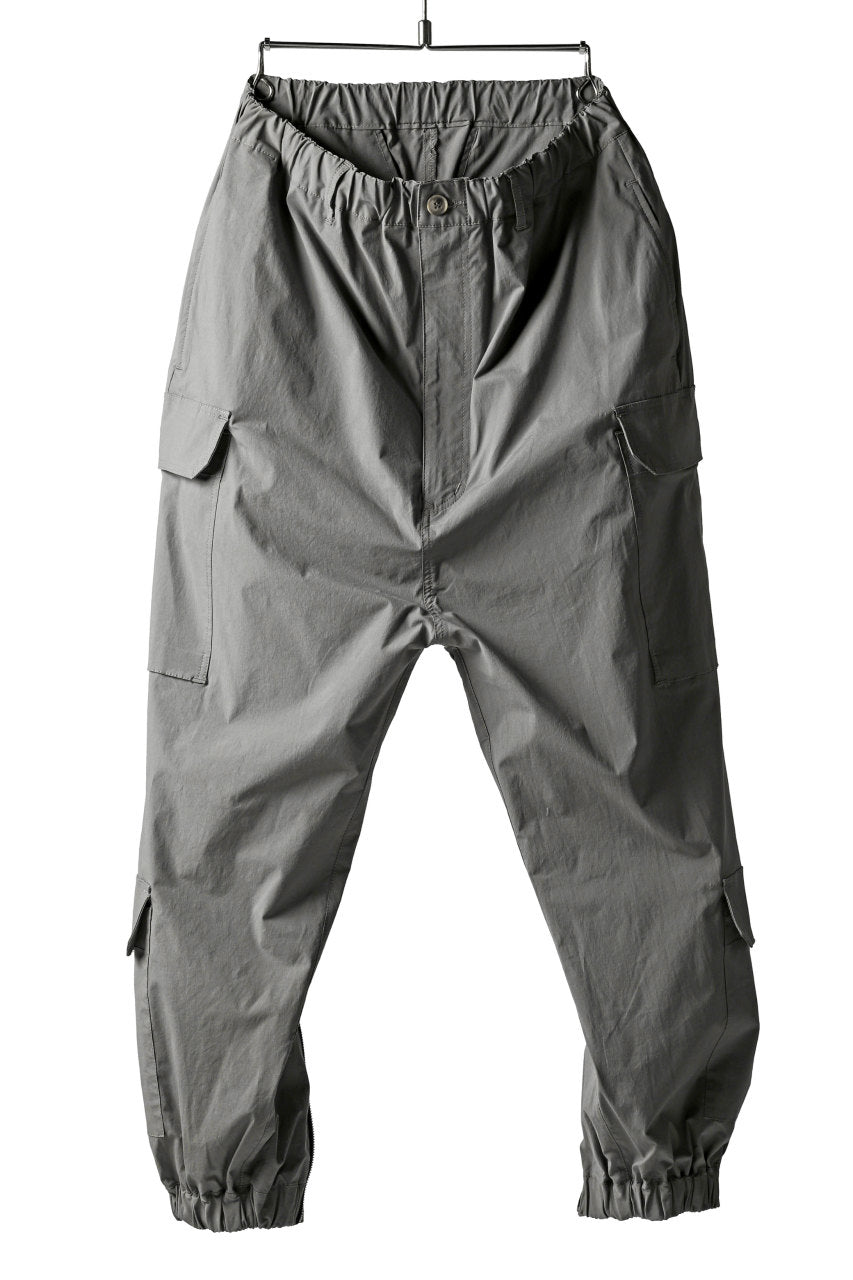 画像をギャラリービューアに読み込む, ISAMU KATAYAMA BACKLASH LOWCROTCH FIELD PANTS / STRETCH TYPEWRITER CLOTH (KHAKI)