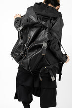 画像をギャラリービューアに読み込む, ierib roll top ruck sack #2 / FVT Oiled Horse (BLACK)