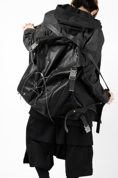 画像をギャラリービューアに読み込む, ierib roll top ruck sack #2 / FVT Oiled Horse (BLACK)