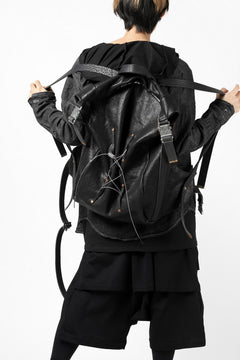 画像をギャラリービューアに読み込む, ierib roll top ruck sack #2 / FVT Oiled Horse (BLACK)