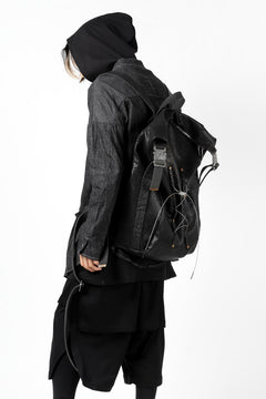 画像をギャラリービューアに読み込む, ierib roll top ruck sack #2 / FVT Oiled Horse (BLACK)