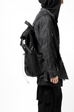 画像をギャラリービューアに読み込む, ierib roll top ruck sack #2 / FVT Oiled Horse (BLACK)